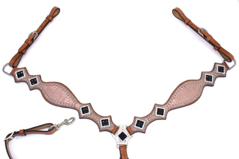 Brokatowy napierśnik pokazowy LpTrick / różowy