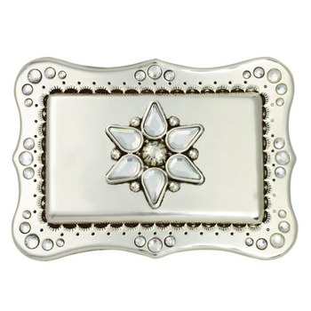 ILC Belt Buckle - Crystal Raindrop Trophy Buckle - 7883-01