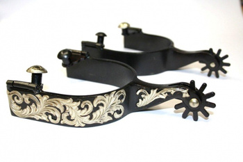 KY Show Sporen - Black mit Silver