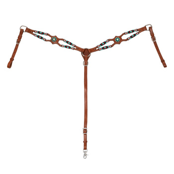 Emerald western breastcollar