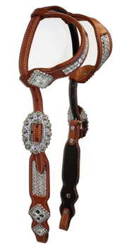 SN Tack Kopfstück - Doppeleinohr - Show - HS163