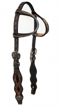 SN Tack Kopfstück - Doppeleinohr - Show - HS167