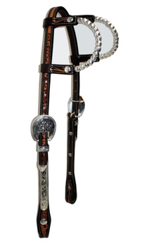 EE Tack Show Kopfstück - Doppeleinohr - N-1049