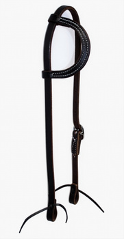 BCL Kopfstück Einohr - Oiled - Stitched - NP Hardware