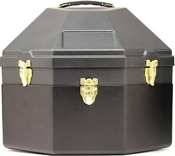 Double Hut Box - für zwei Hüte - BLACK