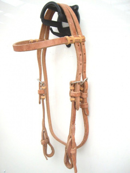 EE Tack Harness Kopfstück - Herman Oak Leather - Stirnband - Quick Change