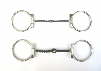 SS Twisted Wire D - Ring Snaffle Bit - DICK oder DÜNN