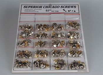 Chicago Screw Card Set (20 Tüten á 10 Stück)