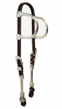 SN Tack Kopfstück - Doppeleinohr - Show - HS095