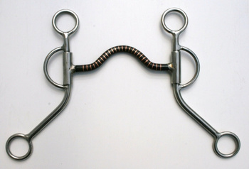 SS/BS Medium Port Bit - SS Shanks - BS Mundstück - Copper Inlay