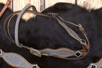 brokatowe bridle pokazowe lptrick