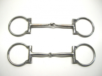 SS D-Ring Snaffle - Copper Inlay - 5 '' oder 5,5 '' Breite (255740)