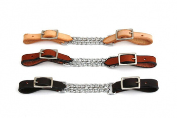 EE Tack - Kinnkette - doppelt - US Leder - 3 Farben
