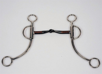 Shanked Snaffle Bit - Stainless Steel - BS Mundstück - 5