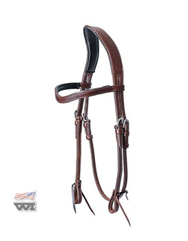 bridle wi anatomically shaped / ciemnoolejowane