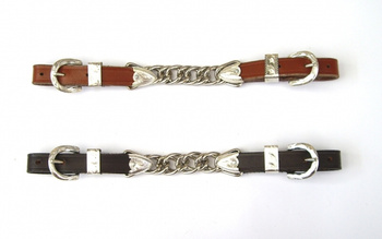 CE Kinnkette - Show – doppelte Kette / Silber - Mittel od. Dunkel