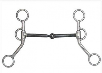 HYX - SS/BS Short Shank Snaffle Bit – BS Mundstück - 5´´ - 25255