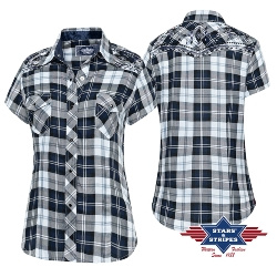 Shirt Stars&Stripes PASADENA BLUE SHORT