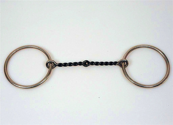 SS Twisted Wire Ring Snaffle Bit