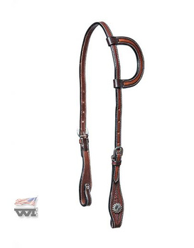 bridle wi two tone / splot koszykowy na jedno ucho