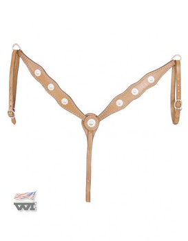 Breast collar WI BC / jasny brąz