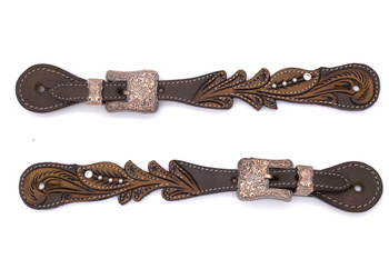 Straps do ostróg LpTrick / z ozdobnymi sprzączkami