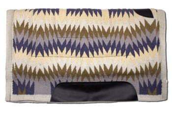 Saddle pad LpTrick kombinowany z futrem / beżowy