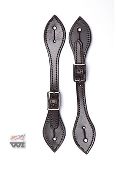 women's spur straps wi / ciemnolejowane