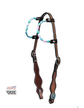 bridle wi o splocie koszykowym / na dwoje uszu