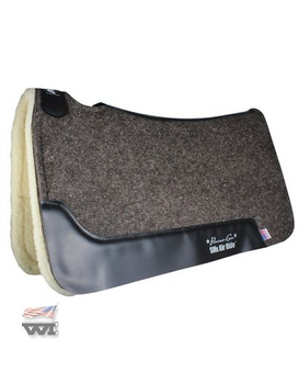 Saddle pad filcowy PROFESSIONAL'S CHOICE Cowboy Airride Woolen / charcoal