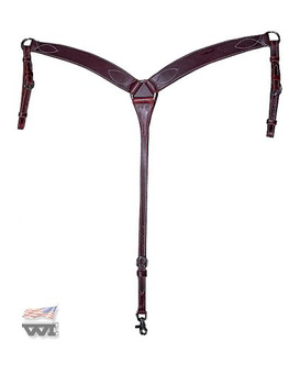 Breast collar WI Heavy / latigo