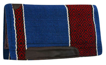 saddle pad diamond design / blue