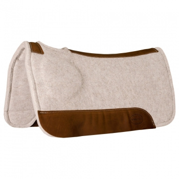Saddle pad MUSTANG Poron XRD Tan Wool Correct Fit 1”