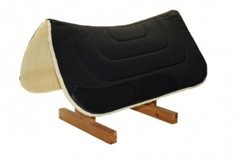 saddle pad podszyty polarkiem canvas / black