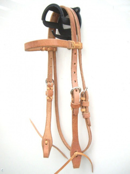 EE Tack Harness Kopfstück - Herman Oak Leather - Stirnband
