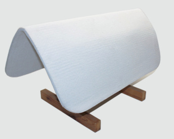 saddle pad liner ee tack filcowy / white