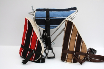 Saddle pad do jazdy na oklep ze strzemionami Gemustert