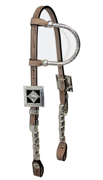 CE Classic Show Kopfstück - Sterling Silver Coated - 1 Ohr - AS6006