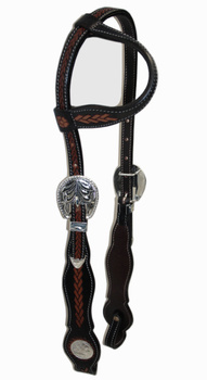 EE Tack Show Kopfstück - Einohr - N-668