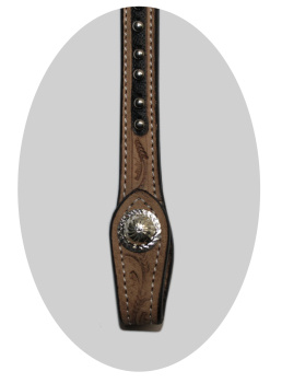 "CE Classic" Show Kopfstück - Sterling Silver Coated - 1 Ohr - AS6009