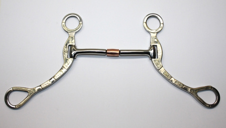 "KS" SS B. Allen Shank Bit – Copper Roller – Show  - 5 '' od. 5,5 '' (25114)