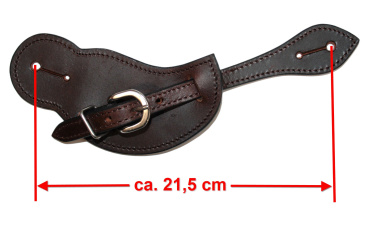 EE Sporenriemen - Dark Brown - OILED - V-162