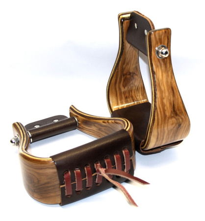 Premium Holzsteigbügel - Flat Bottom - JKST28-3