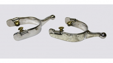 Kugelsporen - Show - German Silver - graviert  - KURZ