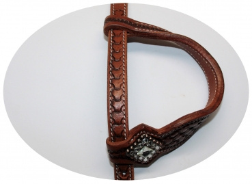 SN Tack Kopfstück - Doppeleinohr - Show - HS160