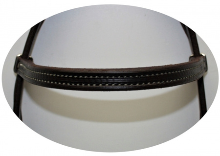 "BCL" Kopfstück Stirnband - Oiled - Stitched - NP Hardware