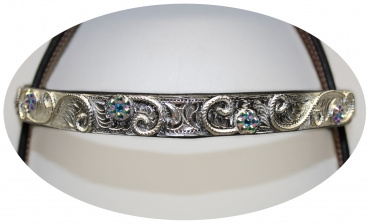 EE Tack Kopfstück - Stirnband - SHOW - Mittel - L127