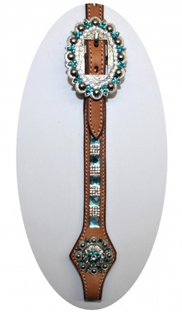 SN Tack Kopfstück - Fut. Stirnband - Show - HS207