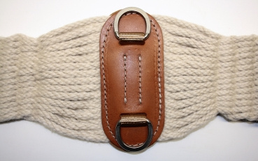"WEAVER" Mohair 27 Strand Roper Gurt - SS Pro Roller Schnallen - ROLL SNUG - Größe 28" bis 34"