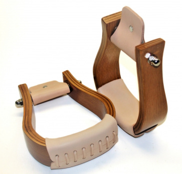 Holzbügel - Standard - lackiert - Flat Bottom 1 1/2 ''